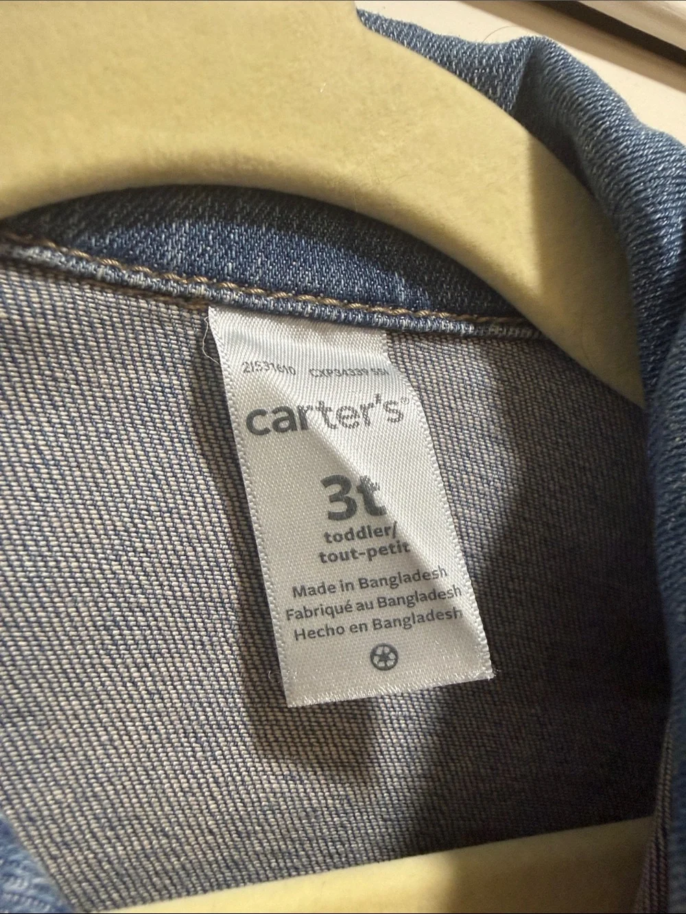 Carter's Medium Blue Denim Jacket for Kids